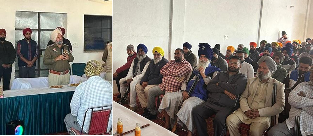 DSP Harsimran Bal holds meeting with defense committee of five villages
